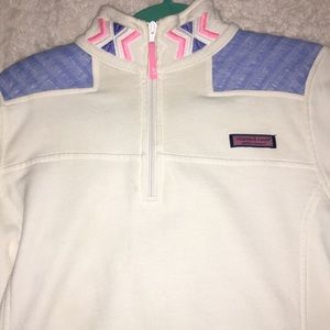 Vineyard Vines Shep Shirt pink and blue embroidery